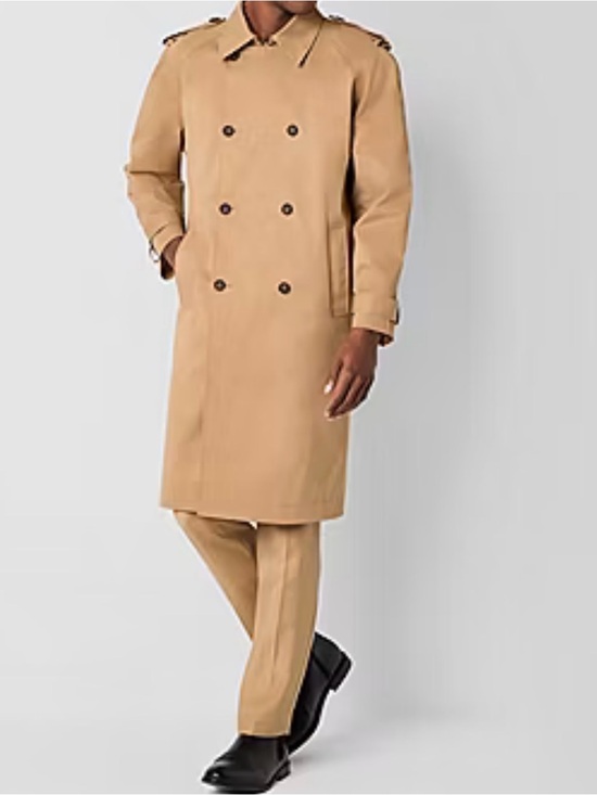 Other - Men's Double-Breasted Tan Trench Coat size M